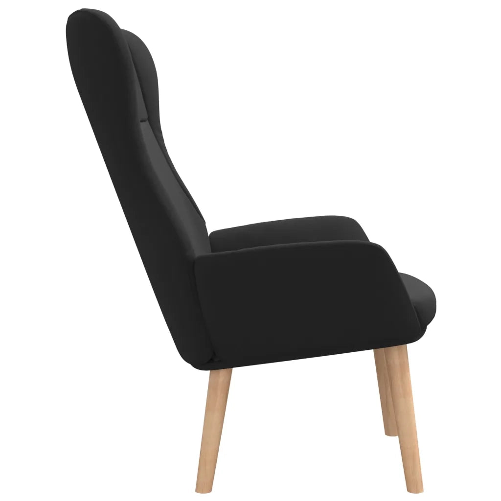Poltrona Relax Nera in Tessuto cod mxl 6285