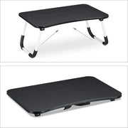 Tavolo da letto e divano in legno MDF con chiusura e ripiano per opzioni di stoccaggio, dimensioni 26 x 63 x 40 cm, grande nero.