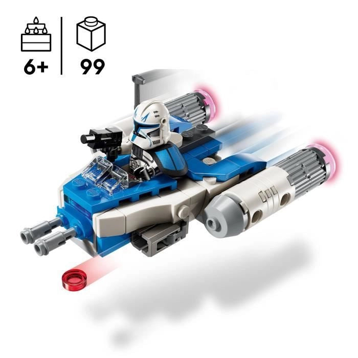 LEGO Star Wars 75391 The Clone Wars Microfighter Y-Wing del Capitano Rex - Nave