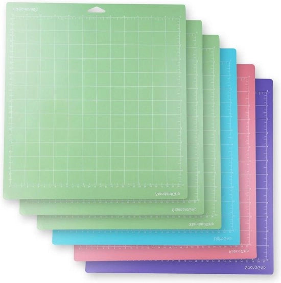 Snijmat antiscivolo e resistente 30 x 30 cm, 6 pezzi, adatto per cucire, cucire a maglia e ricamo