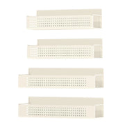 Porta spezie magnetico set da 4 organizer da cucina non richiede fori per cucina frigorifero microonde lavatrice beige 12_0005552