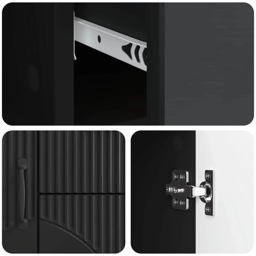 Credenza Nero 89 x 34,5 x 57 cm Legno ingegnerizzato 895346