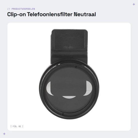 Filtro Clip-on ND 2-400 - Ottico - Eliminazione delle Riflessioni - Fotografia di Paesaggio - Regolabile - Filtraggio Ottico
