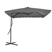 Ombrello | Parasolne da Esterni con Palo in Acciaio 250x250cm Antracite