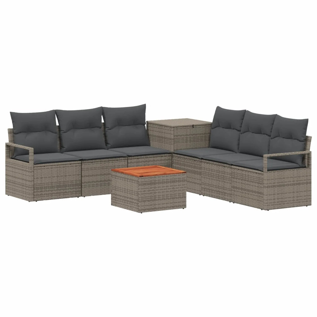 Set di divani 8 pz Grigio e Grigio Scuro 3448172