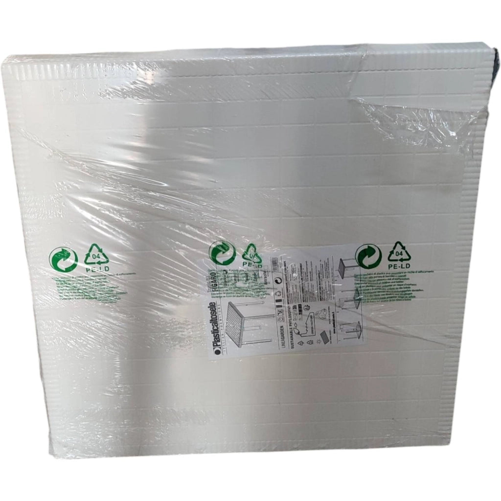TAVOLO IN PLASTICA QUADRATO BIANCO 80X80