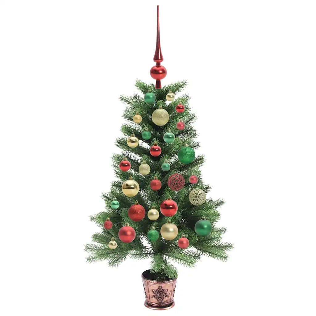 Albero di Natale con 150 LED con supporto Verde 90 cm PE 3396308