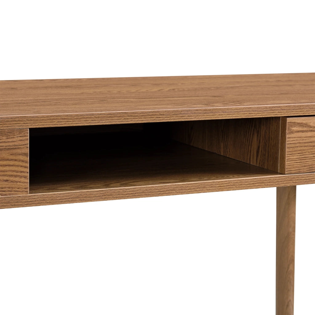 Scrivania 74 x 115 x 48 cm effetto legno scuro 03_0006623