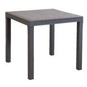 Tavolo Dallas 80x80x74 h cm in Wicker Taupe