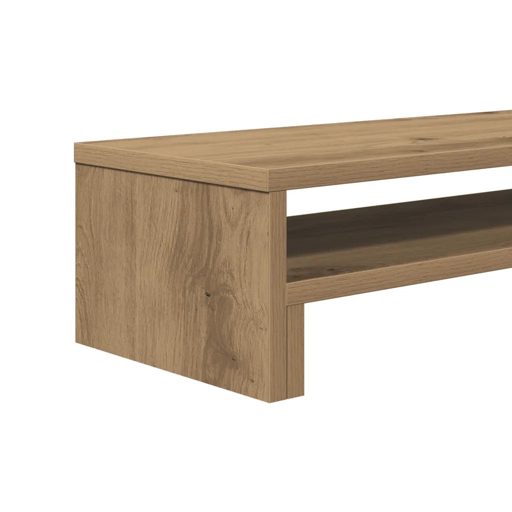 Supporto per Monitor Rovere Artigianale 54x22x15 cm Truciolato 854777