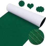 Veloce adesivo 220x40cm, retro, Stick velt, EUBSWA velt per DIY Box Liner, cornici fotografiche, gambe di tavolo, 1mm spessore (Verde)
