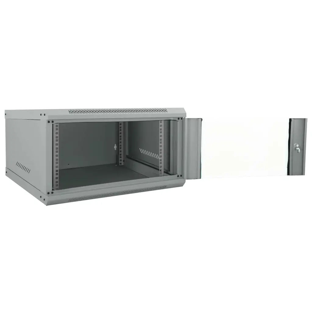 vidaXL Armadietto di rete Grigio 60 x 60 x 35 cm Acciaio