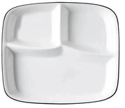 Piatti da portata in ceramica, piatto da snack con 3 celle, piatto da pranzo, tavola da servizio per perdita di peso