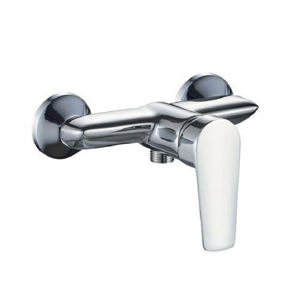 Trade Shop - Rubinetto Incasso Parete Per Vasca Tubo Flessibile Doccetta Miscelatore Cube87124 -