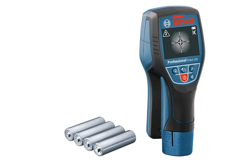 Rilevatore wallscanner con pile stilo 12V Bosch D-TECT 120