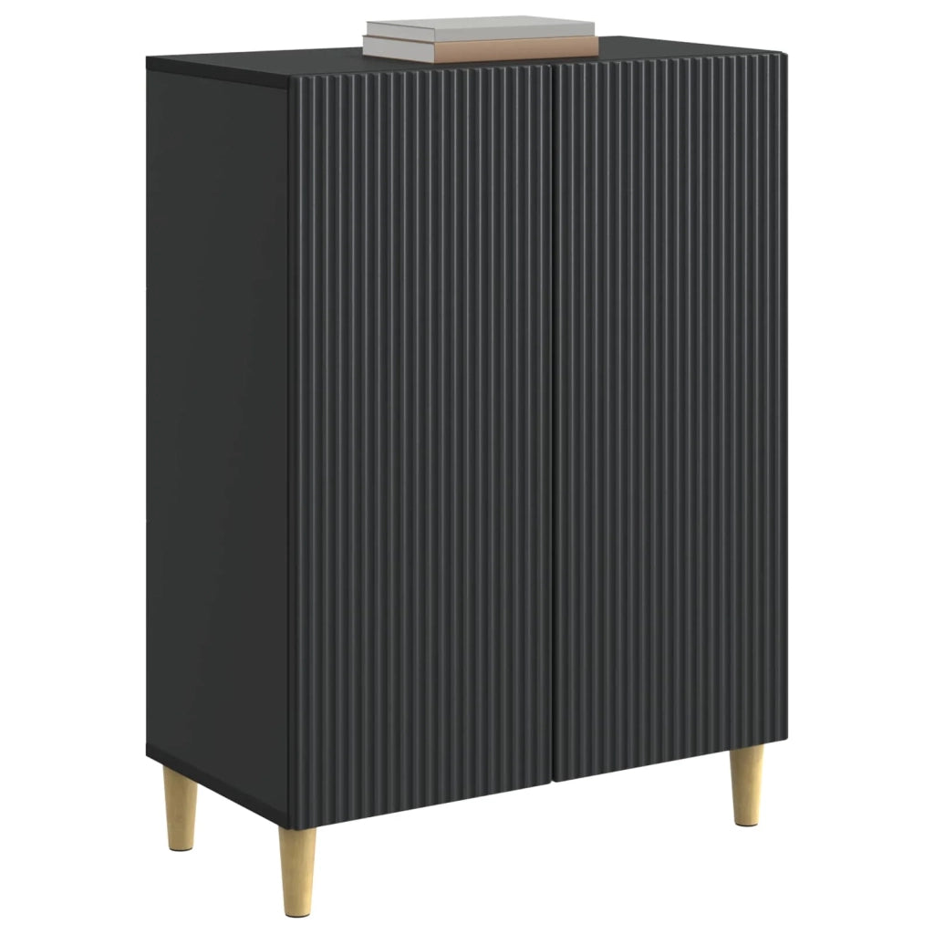 Credenza Nero 66 x 34,5 x 90 cm Legno ingegnerizzato