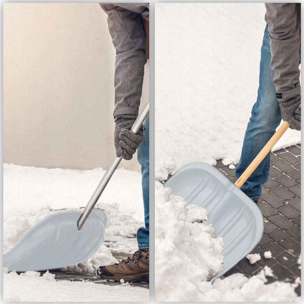 Pala da neve KADAX, raschietto da neve senza manico, resistente
