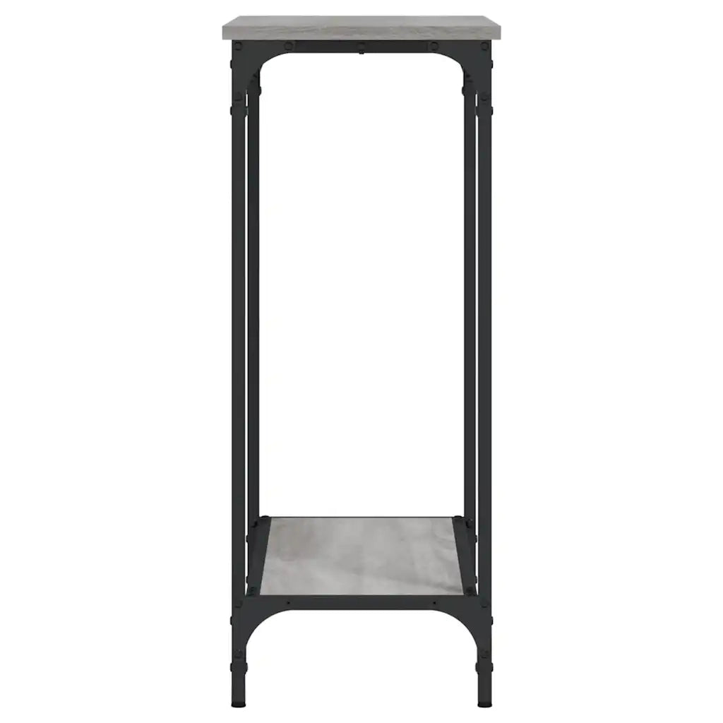 Tavolino Consolle | Tavolo d'Ingresso Grigio Sonoma 75x30,5x75 cm Legno Multistrato