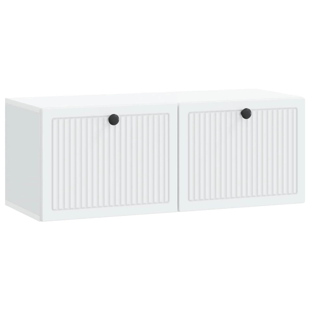 Mobile Porta TV da Muro Bianco 78,5 x 31 x 30 cm 898035