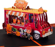 Carta di auguri di Halloween 3D pop-up con pompa automatica e busta per festeggiare Halloween | Sorpresa festiva | Carta di auguri originale per gli amanti di Halloween
