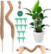 Pianta di rampicante 2 pezzi 70 cm pieghevole - supporto per piante di monstera in fibra di cocco per piante di rampicamento, piante da appartamento e giardino