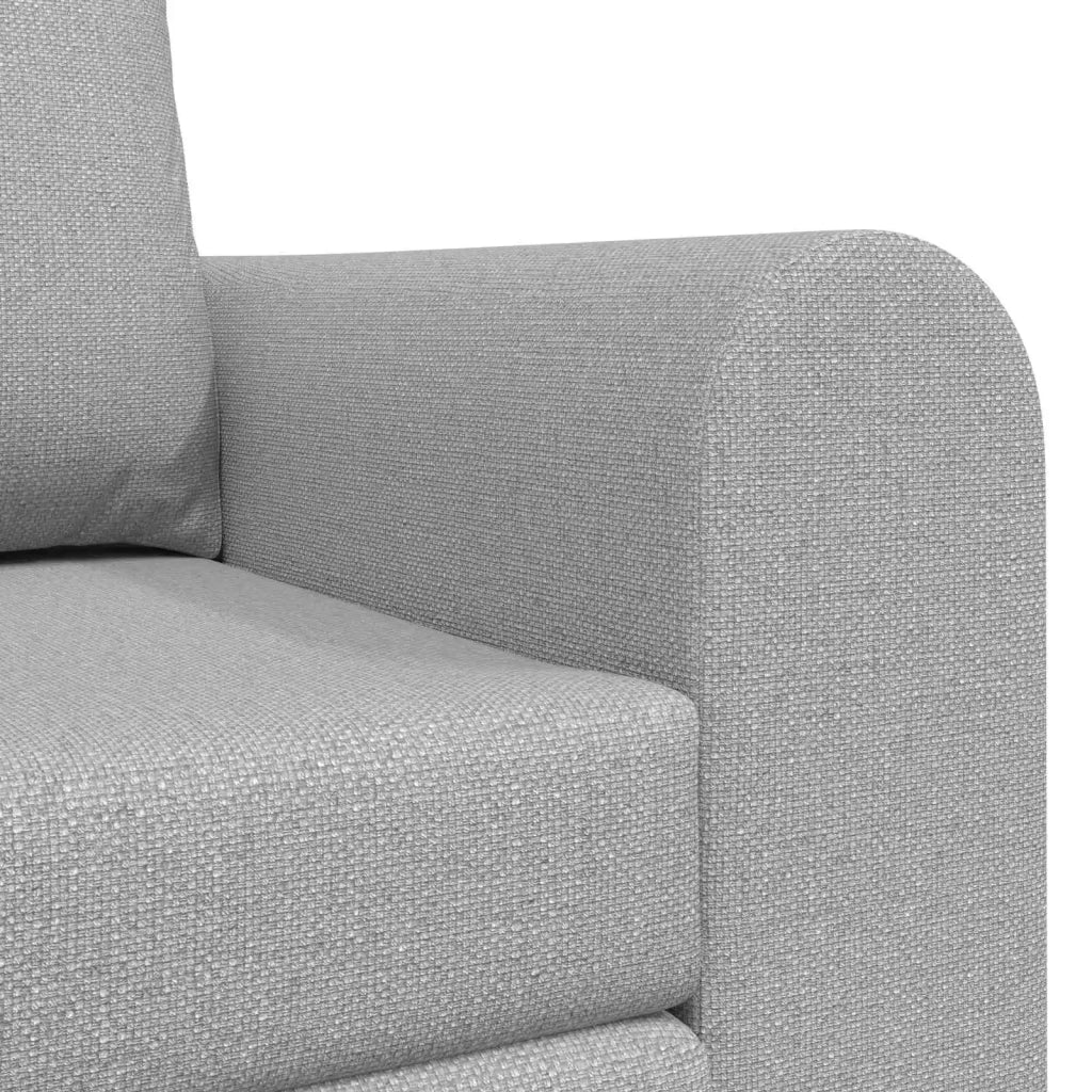 Divano letto | Sof¨¤ letto | Letto singolo Grigio Nuvola 148 x 71 x 83 cm Tessuto