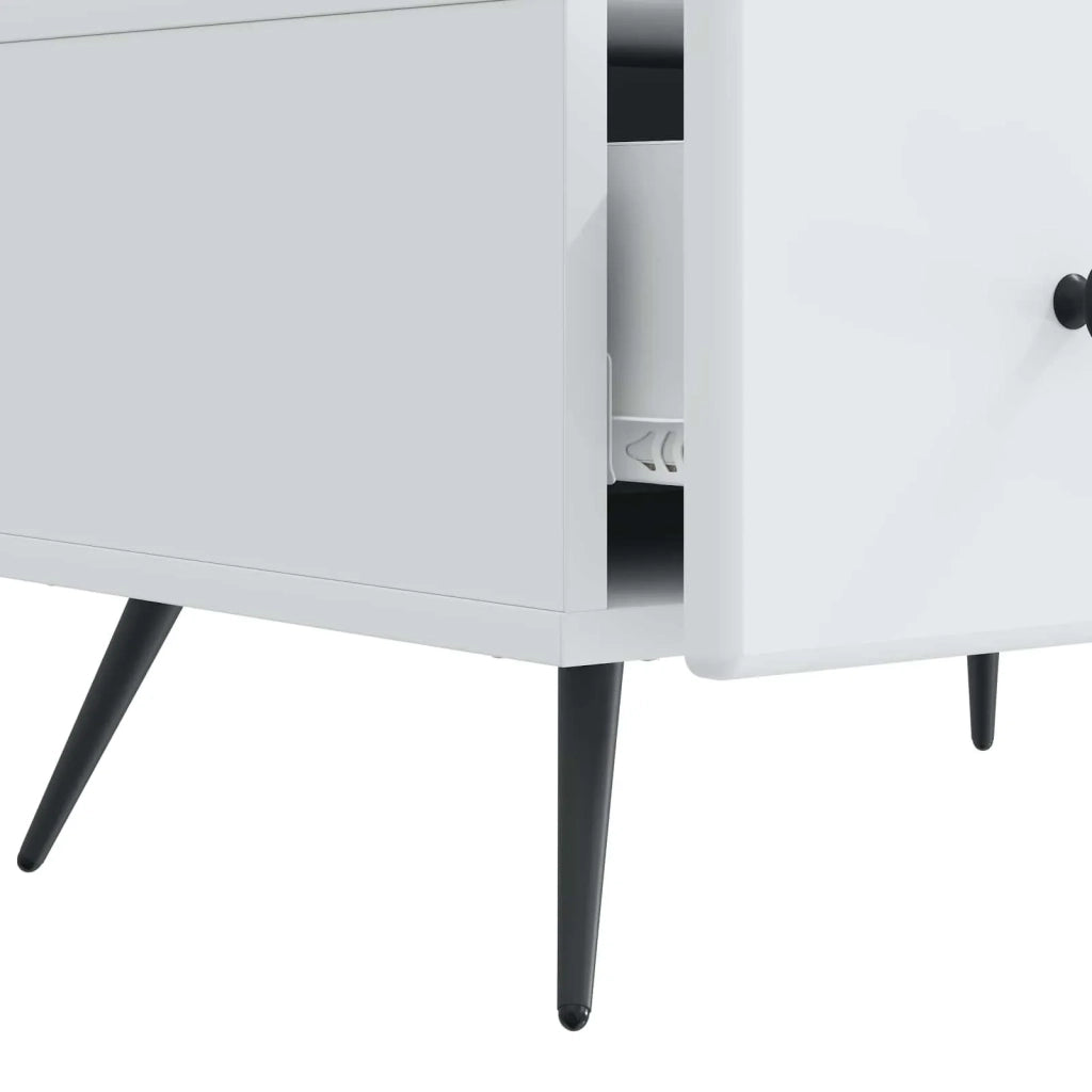 Mobile TV Bianco 147 x 34,5 x 30 cm Legno ingegnerizzato 895625