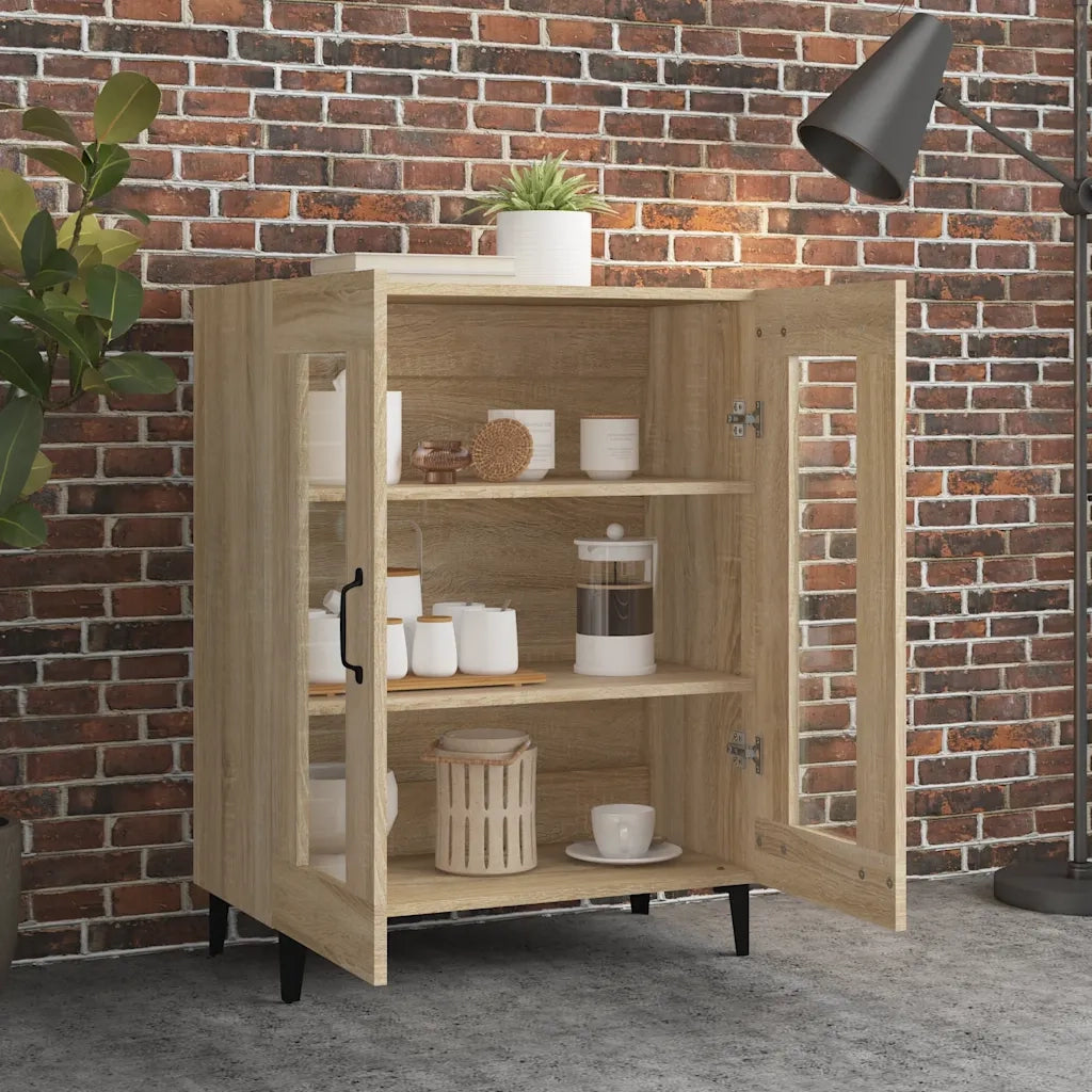 Credenza | Madia | Buffet da pranzo | Armadio da pranzo Rovere Sonoma 69,5x34x90 cm in Legno Multistrato