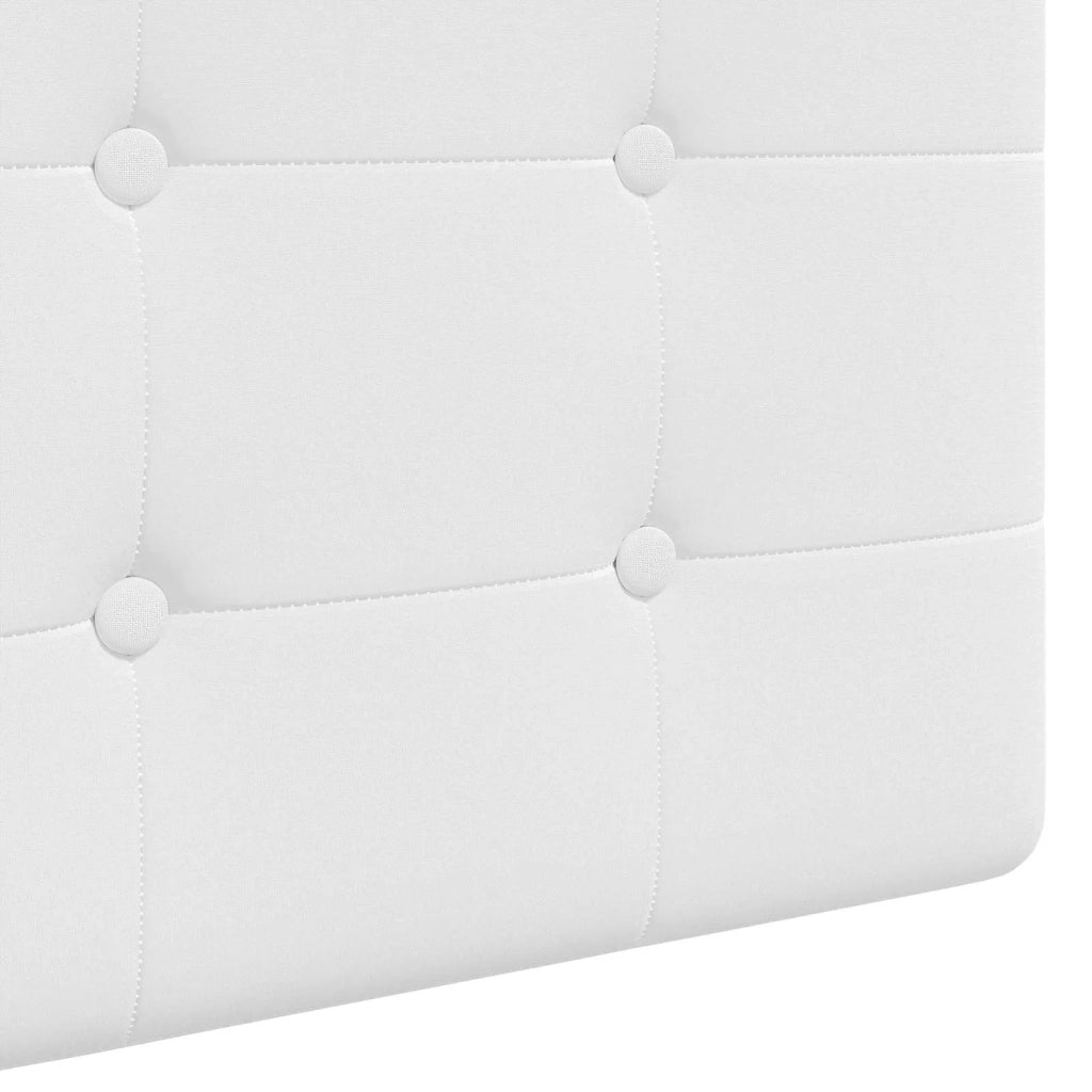 Testiera sospesa Bianco Tessuto