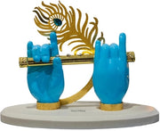 Decorazione per la casa - 1 pezzo - Blu - 4,5 x 3,5 pollici