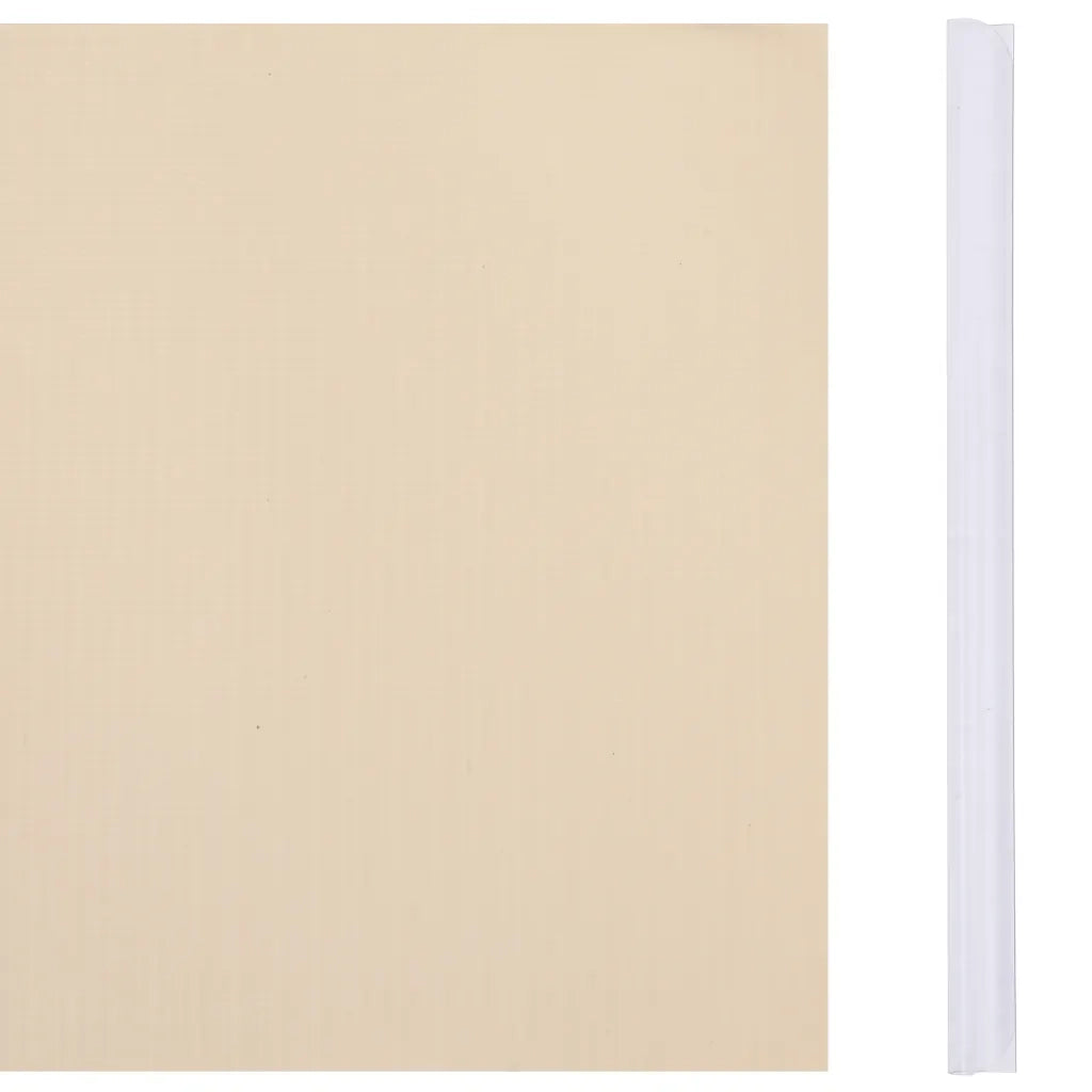 Recinzione Frangivento 4 pz in PVC 35x0,19 m Crema