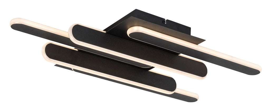 Plafoniera LED Sindri moderna nera 36W 3000-4000K Rabalux