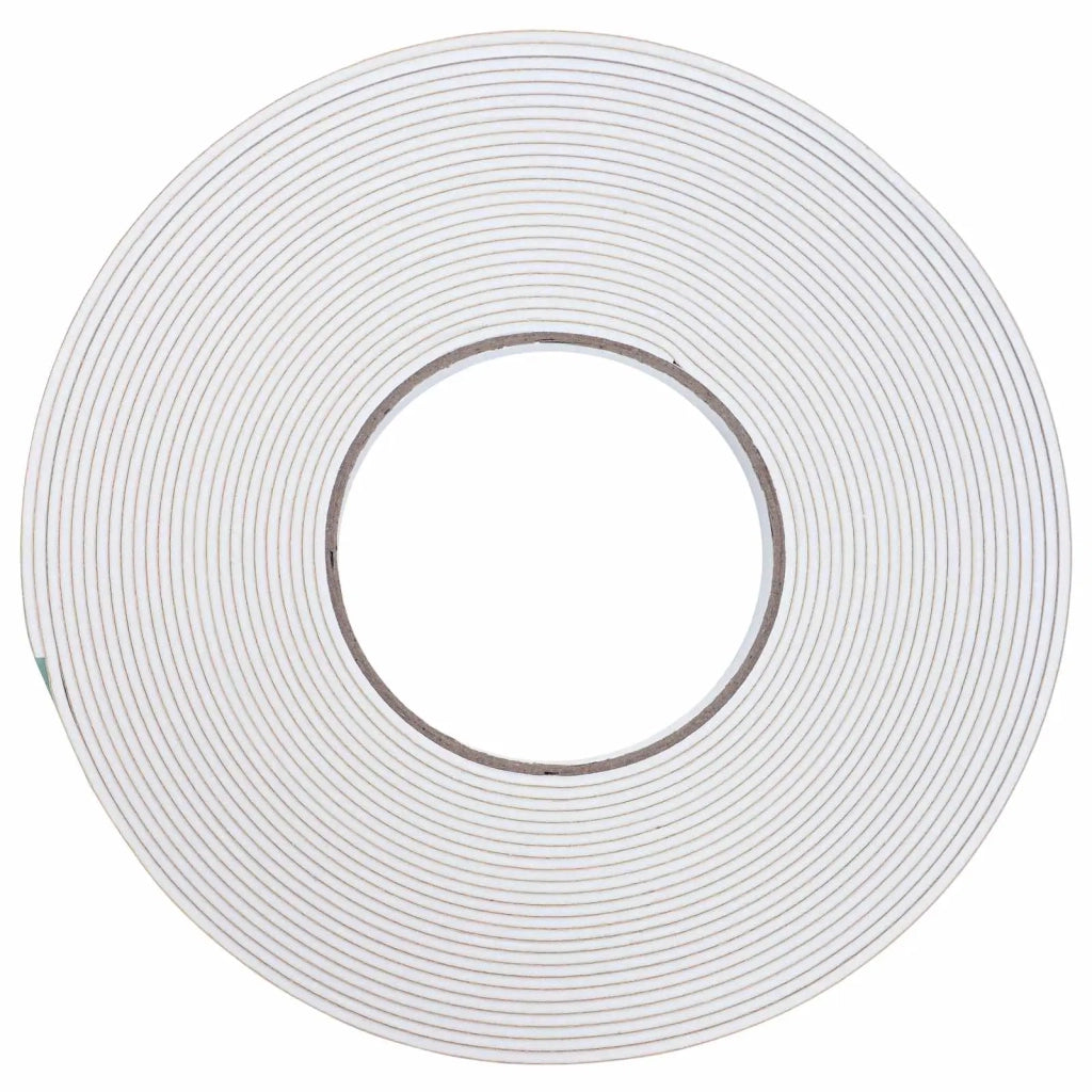 Nastro adesivo in schiuma Bianco 10mm x 10m Schiuma CR 42024101