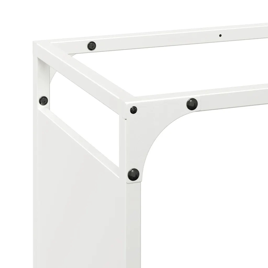 Rastrelliera per Legna da Ardere Bianca 90x28x90 cm CFW6824941