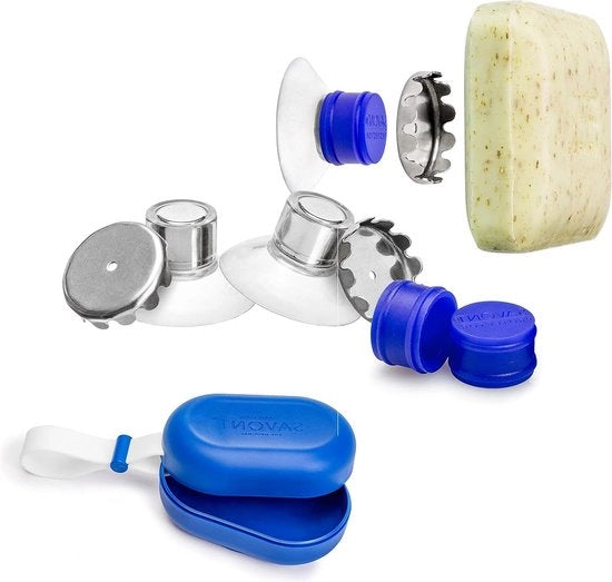 Kit di sapone per viaggiatori con e senza 3X Protezione Edizione - Kit di sapone per viaggiatori con 3 strati di protezione
