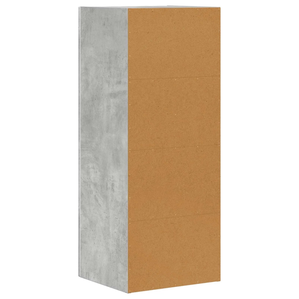 Credenza Grigio cemento 40 x 35 x 100.5 cm Legno multistrato 891307