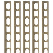 Profili in alluminio verniciato colore polvere dorata 135 a l per finitura parete proangle *** pezzi 5 pz, confezione 1