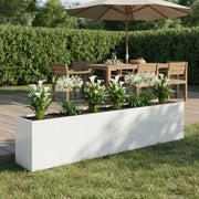 Vaso da giardino Bianco 280 x 40 x 60 cm 8005905