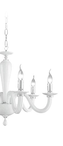 APPLIQUE RAVEL 2 LUCI BIANCO E CROMO ATTACCO E14 L.37CM