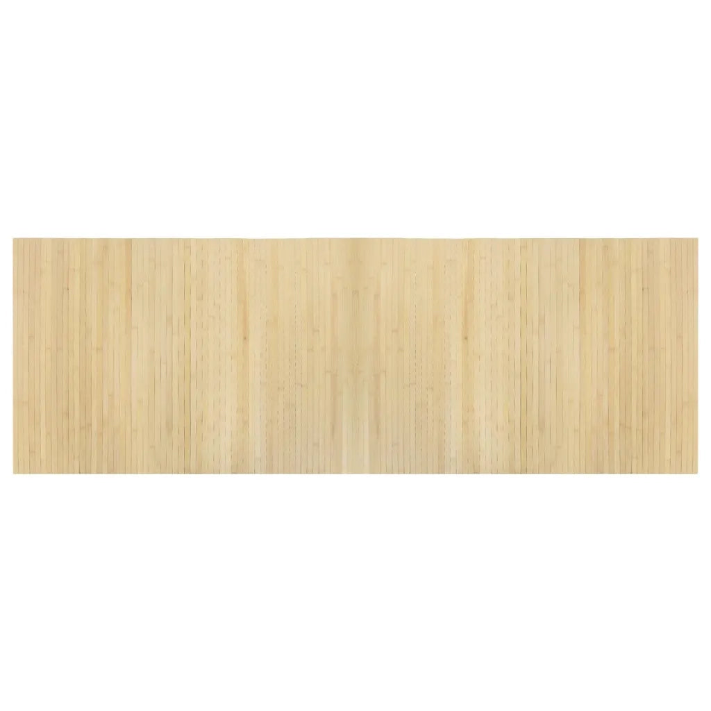 Tappeto Rettangolare Natura Chiaro 70x200 cm in Bambù 376747