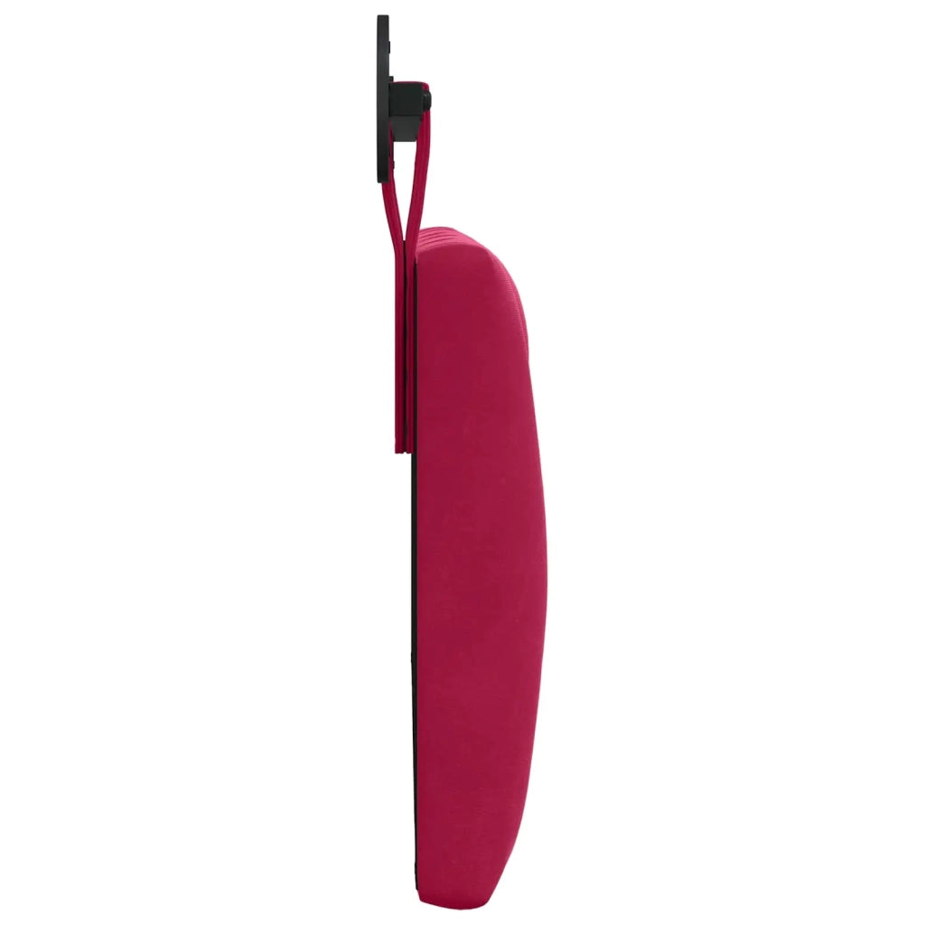 Testiera | Testata sospesa Con luce LED Rosso Vino Velluto