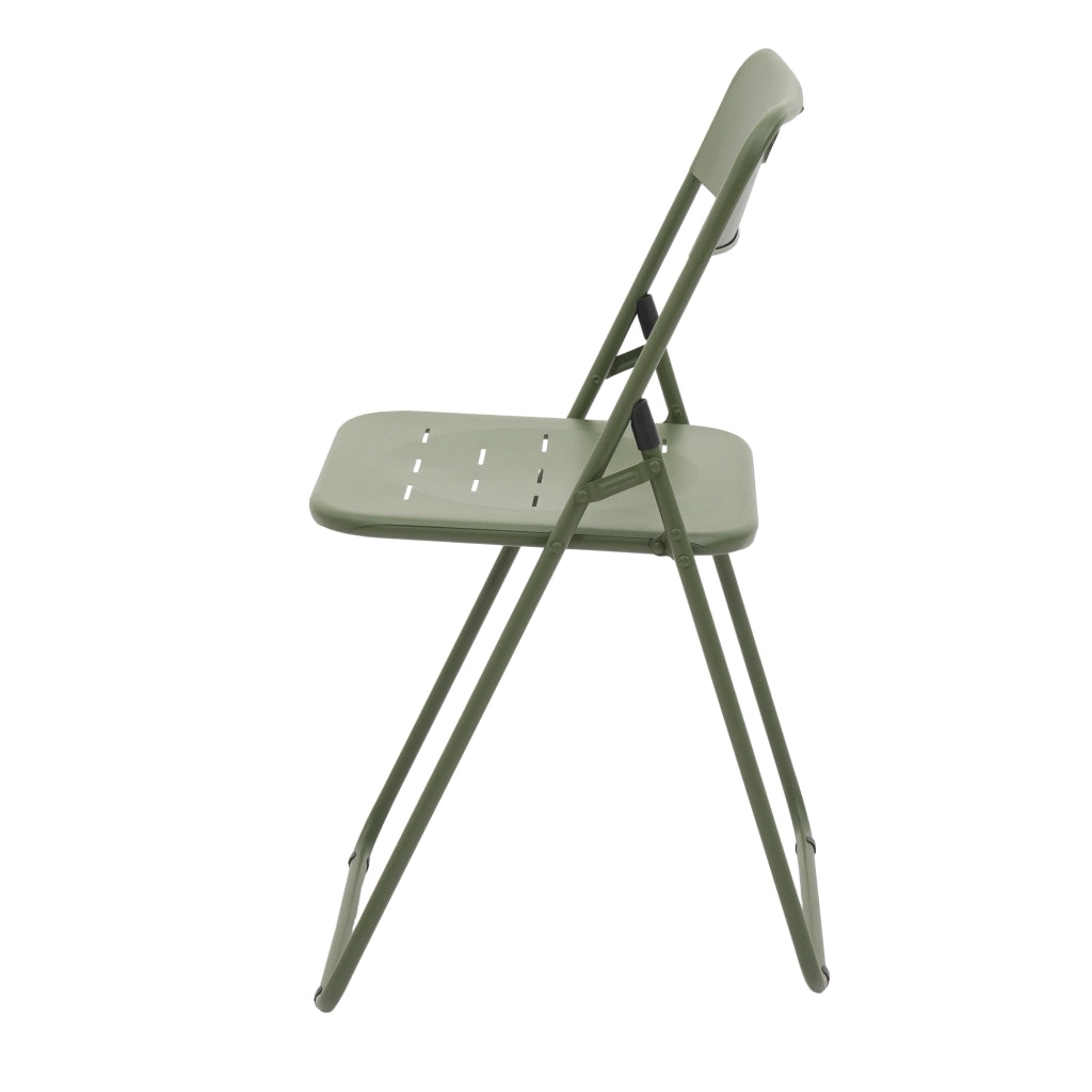 SET BISTROT PIEGHEVOLE 3 PEZZI 2 SEDIE E 1 TAVOLO 60x60x73 cm VERDE