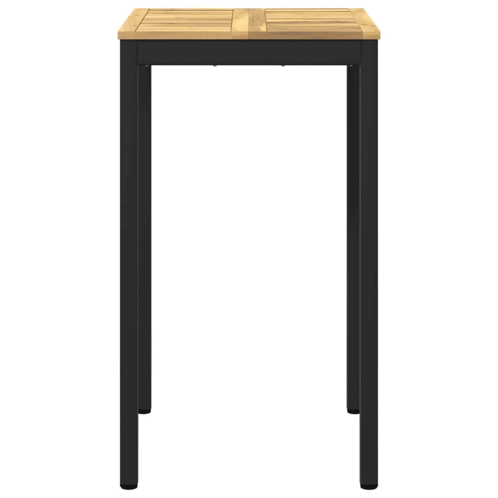 Tavolo Bar da Giardino Bianco e Nero 60 x 60,5 x 105 cm 901772