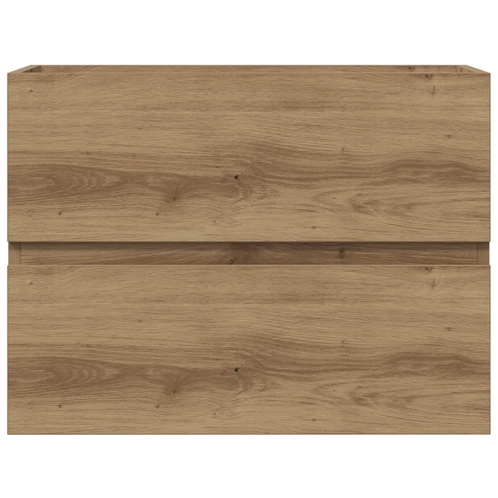 Mobiletto da Bagno Rovere Artigianale 60x38,5x45 cm Truciolato 856244