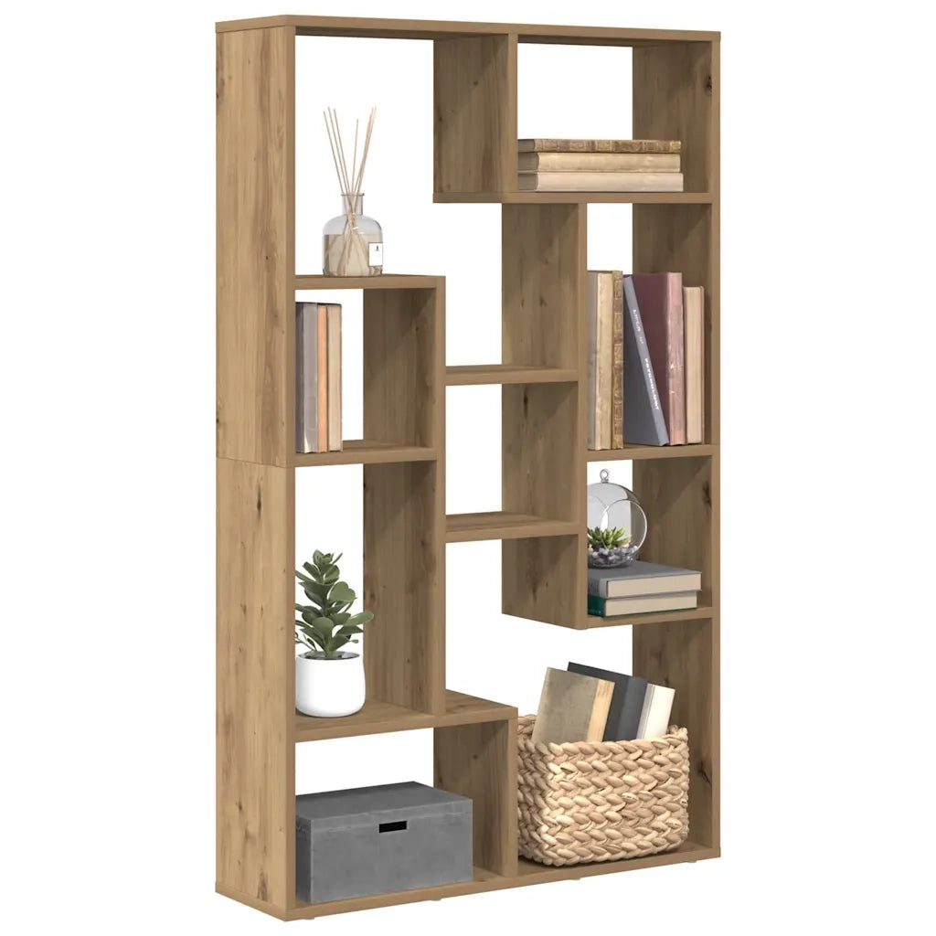 Libreria Rovere Artigianale 72x20x120,5 cm in Truciolato 858164