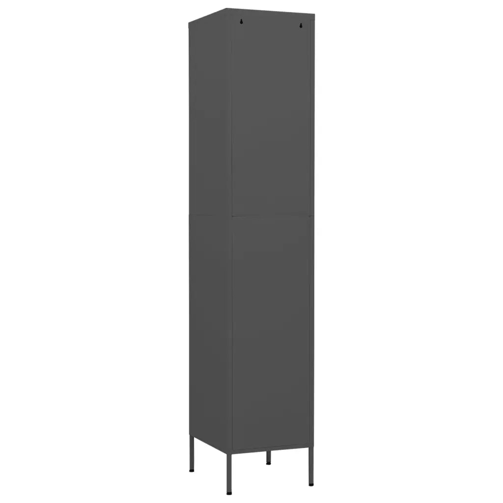 Armadio Antracite 35x46x180 cm in Acciaio cod mxl 54413