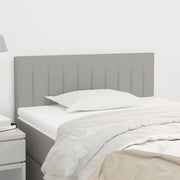 Testiera Grigio Chiaro 90x5x78/88 cm in Tessuto cod mxl 46523