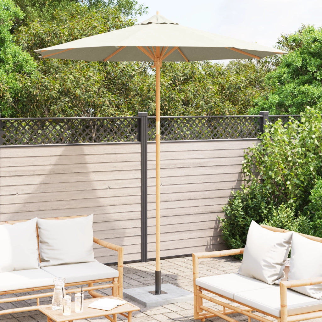 Parasol da giardino Bianco crema 240x260 cm BambÃ¹
