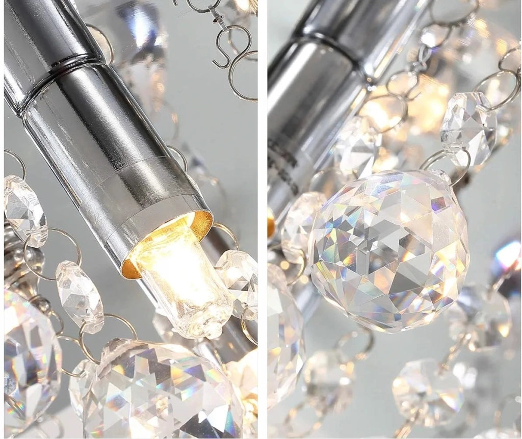Lampada Di Cristallo Da Soffitto Plafoniere Lampadario Glamour App403-c