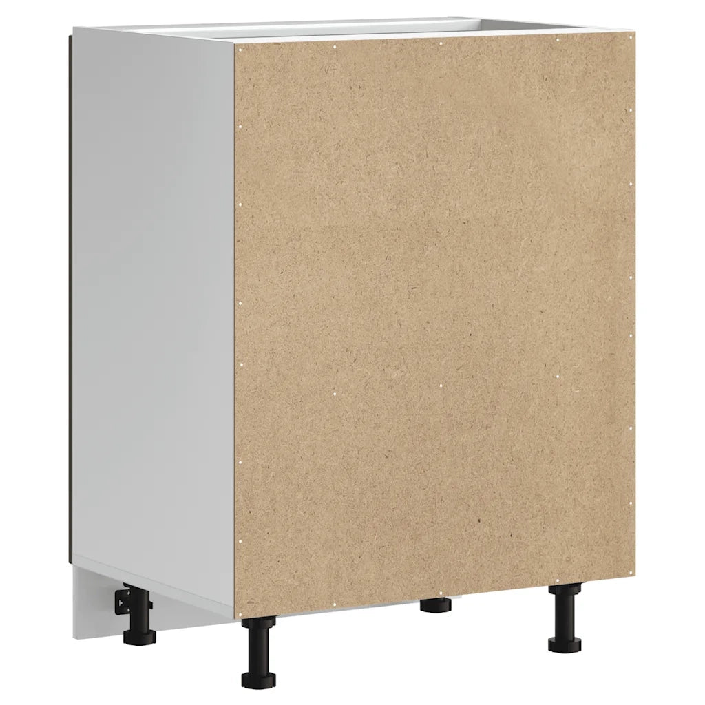 Mobile base lavello-Armadietto da bagno Kalmar Rovere Marrone 60x46x81,5 cm